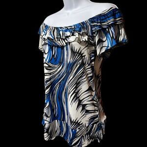 Milano Women's Ruffle Neck Tank Top